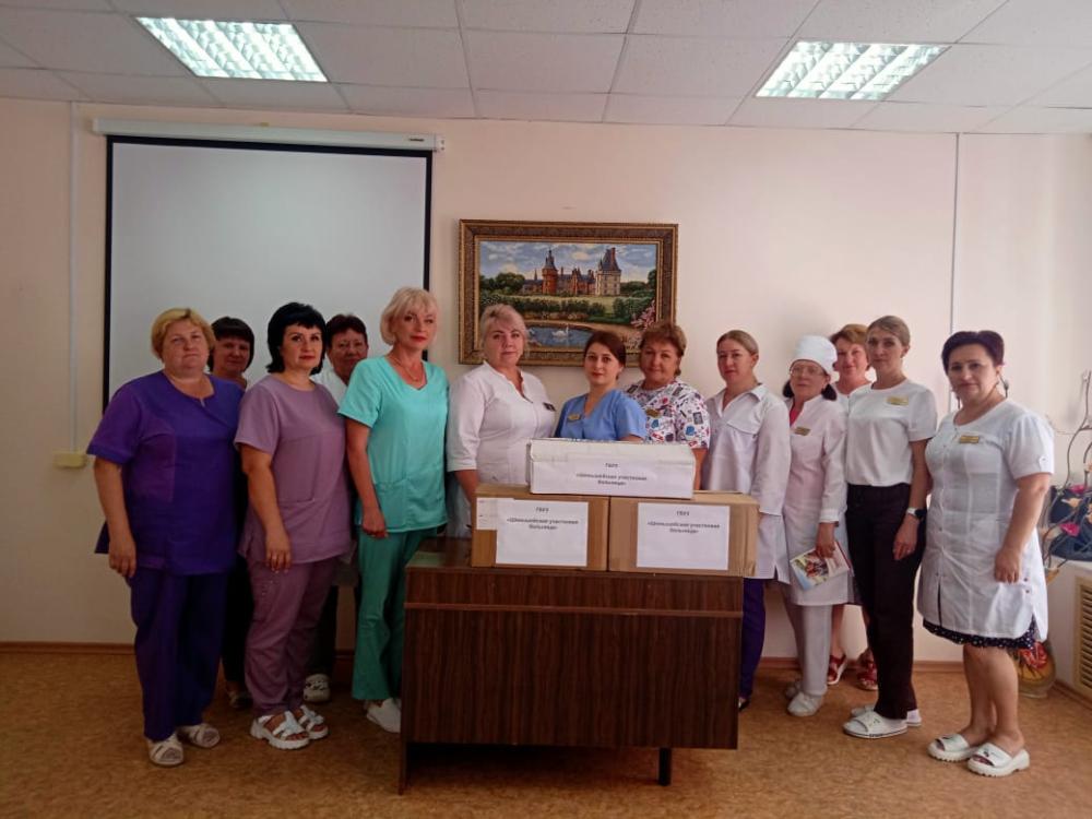 Сотрудники ГБУЗ "Шемышейская участковая больница" продолжают оказывать помощь участникам спецоперации.